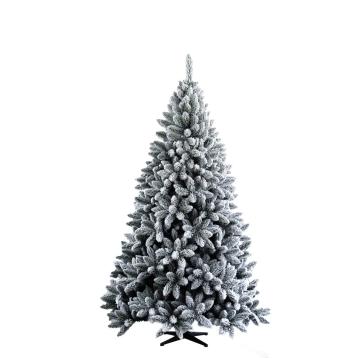 Albero di Natale innevato in PVC Pila 1.284 rametti d145 x h240 cm