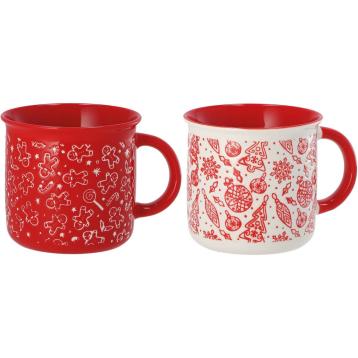 Tazza in porcellana new bone china 376 ml d9,5 x h8,5 cm