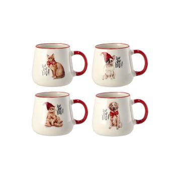 Tazza in porcellana new bone china 360 ml d9,5 x h8,5 cm