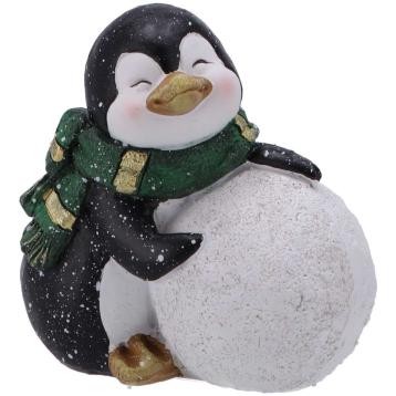 Pinguino in resina 14x8x h13 cm