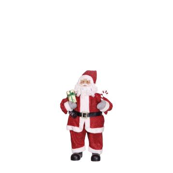 Babbo natale in plastica 35x28 cm  h.80 cm