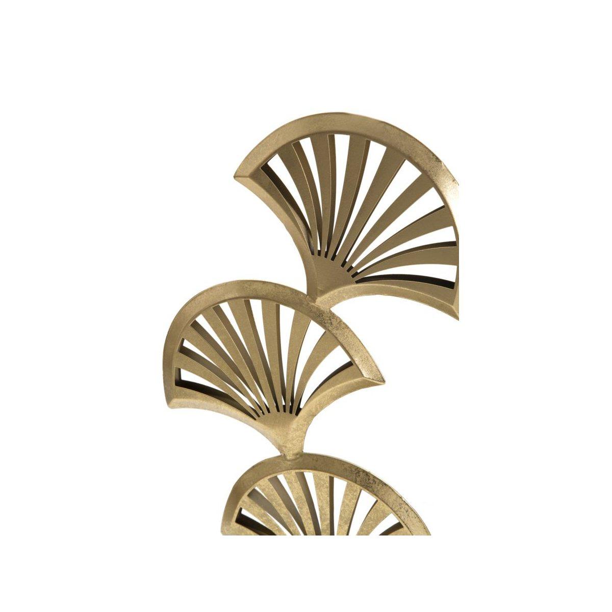 Scultura foglia triply cm 23,5x10x44