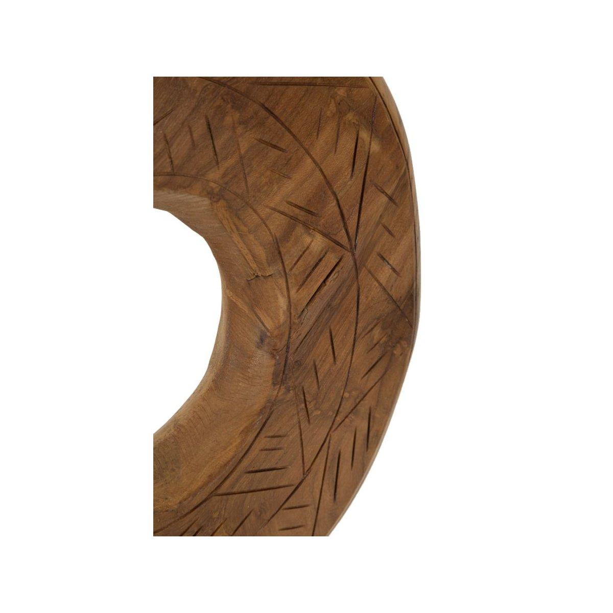 Scultura dorat in teak riciclato cm 28x10x38 (pezzi unici - non rip. in serie)