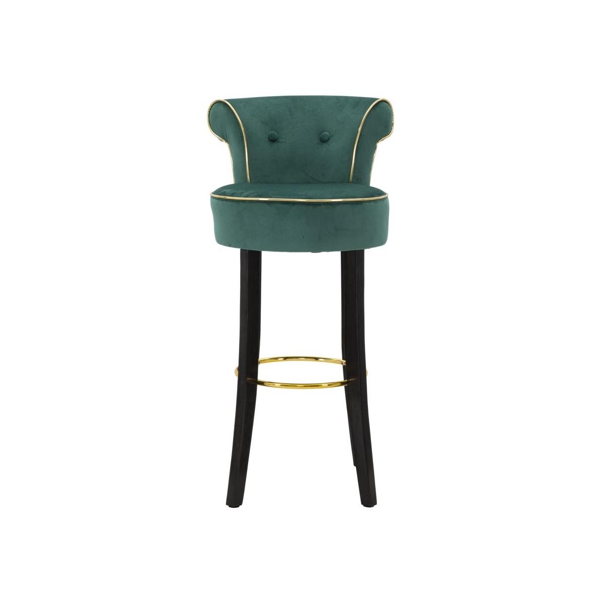 Sgabello bar luxy verde cm 46x48x96 (altezza seduta 75cm)