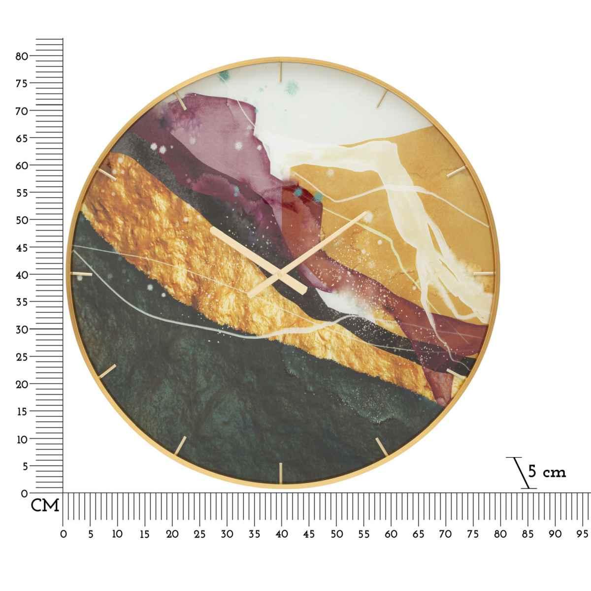 Orologio glass mity cm  80x5