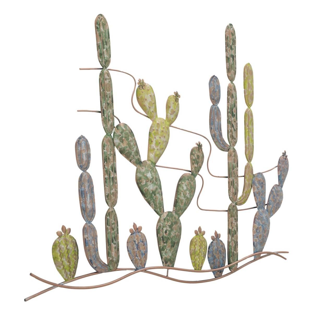 Pannello in ferro cactus -b- cm 90x2,5x64