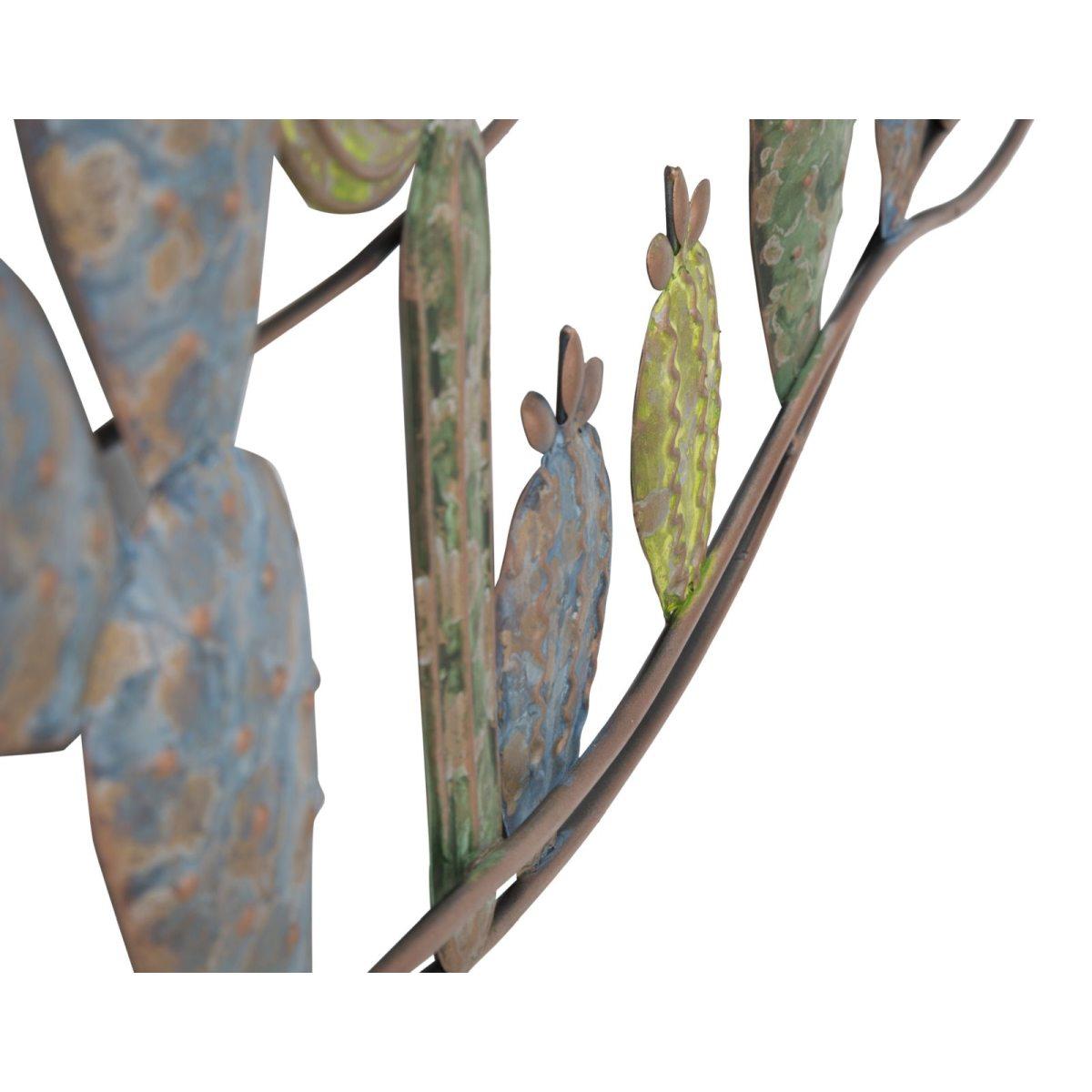 Pannello in ferro cactus -b- cm 90x2,5x64