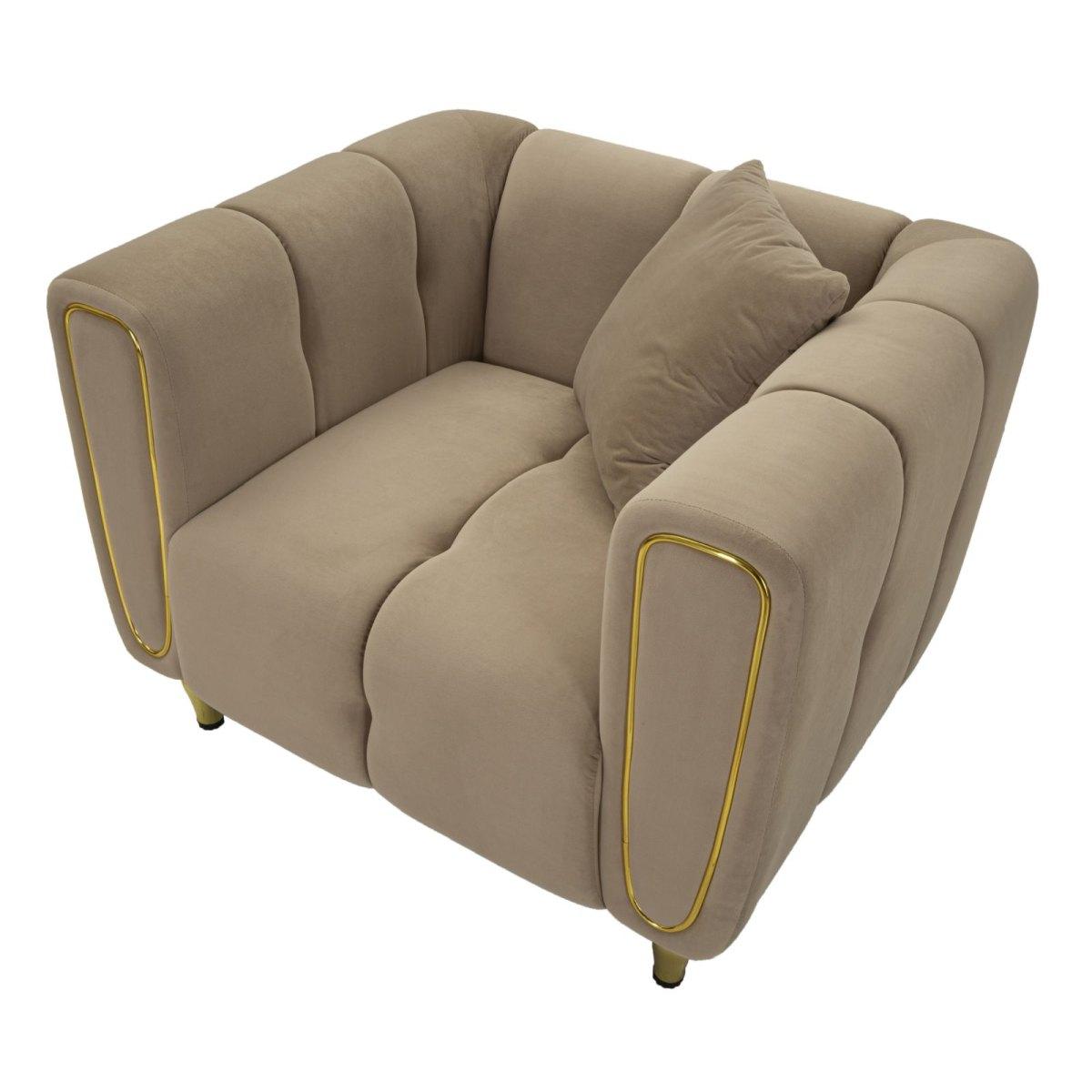 Poltrona alma grigio c/cuscino cm 97x81x71