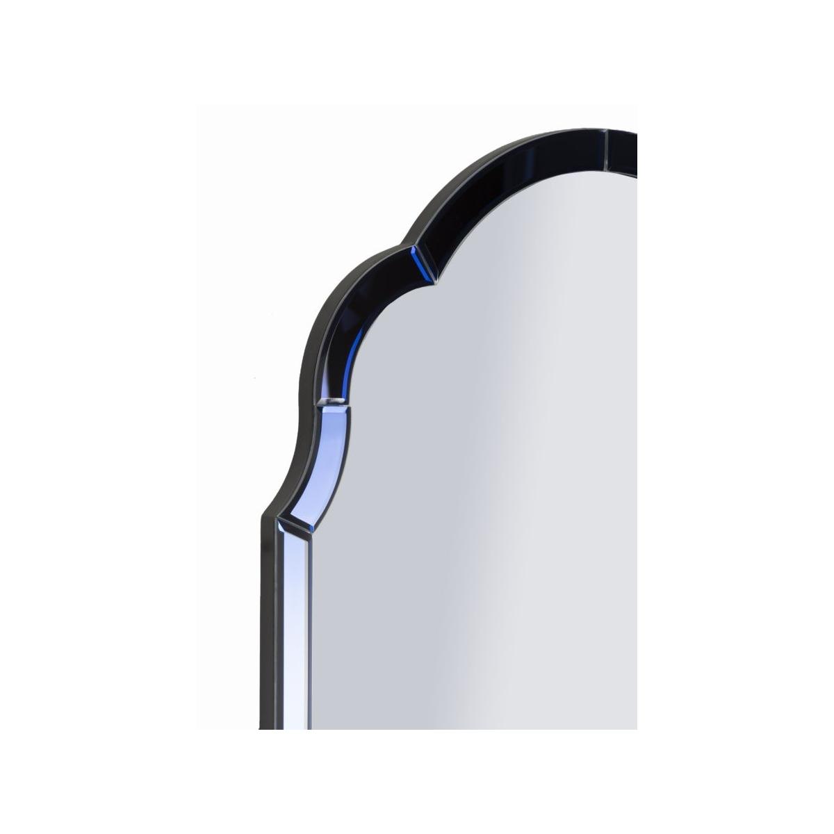 Specchio da muro tangeri blu cm 55x2x150 (misura specchio cm 49x144)