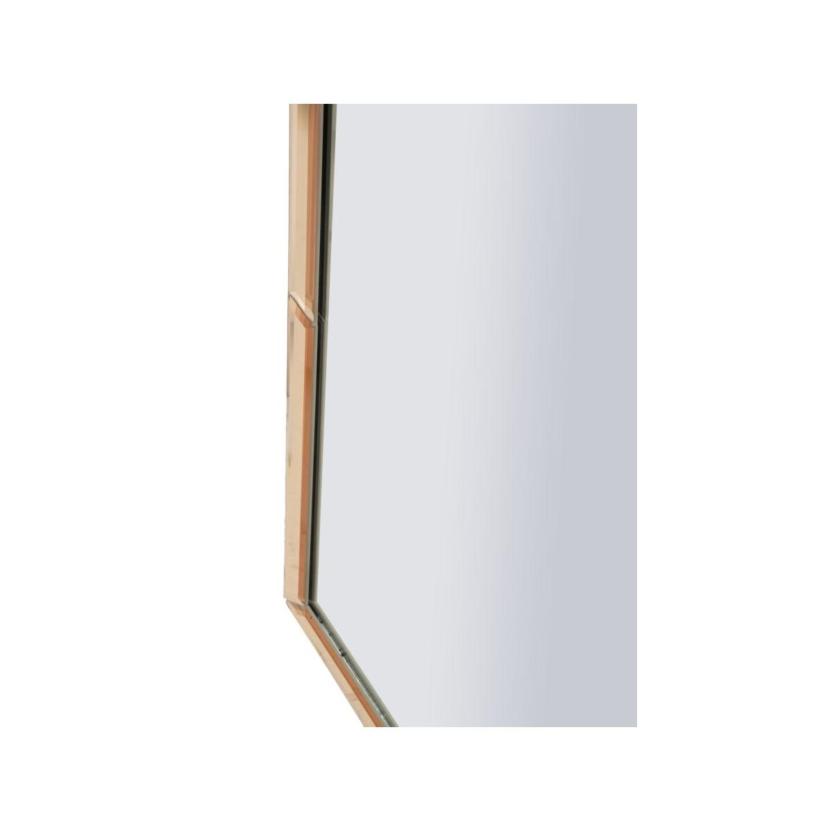Specchio da muro tangeri rosa cm 55x2x150 (misura specchio cm 49x144)
