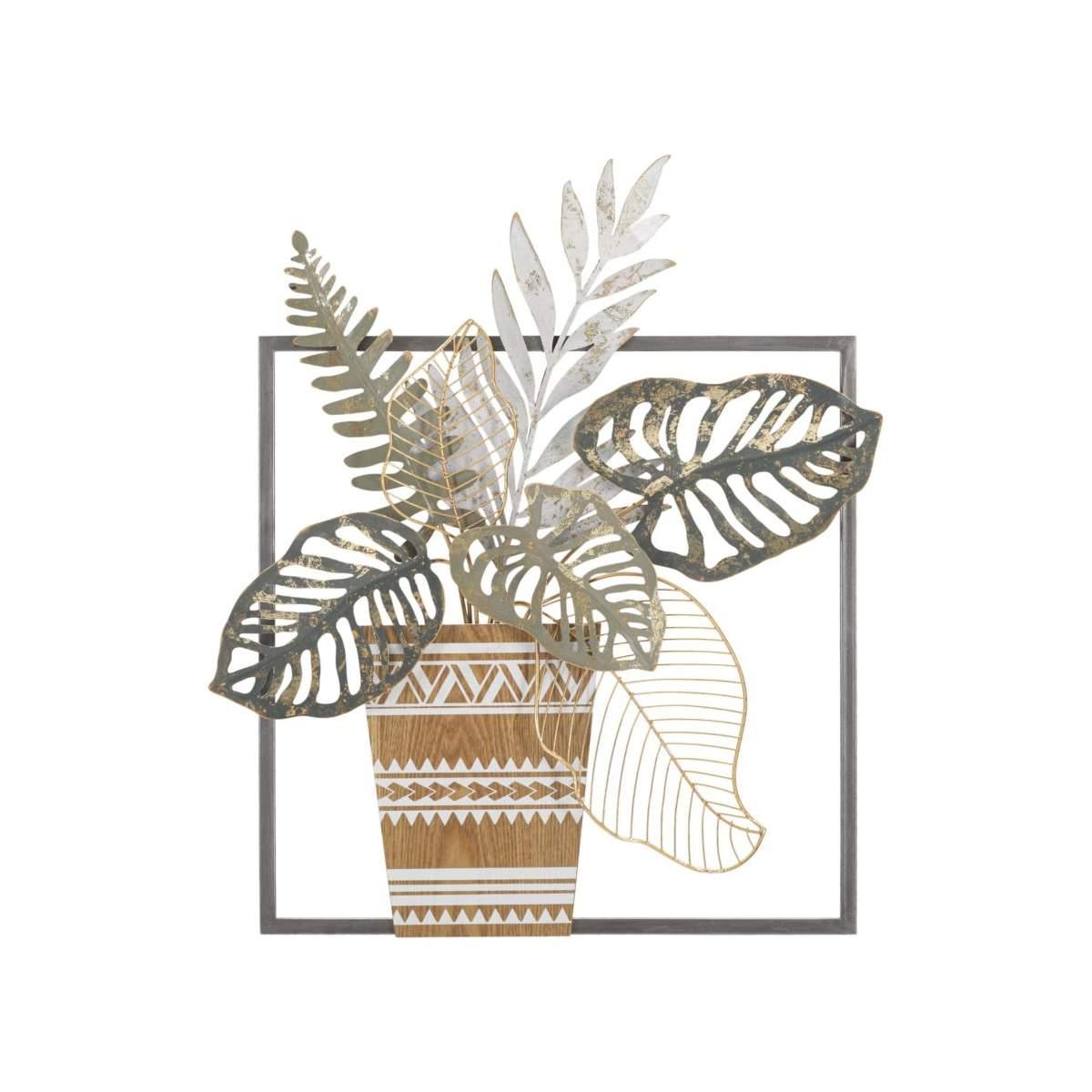 Pannello in ferro vaso cm 54x6,4x62,9