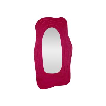 Specchio da muro dafne fuxia cm 90x4x165 (misura specchio cm 46x107)