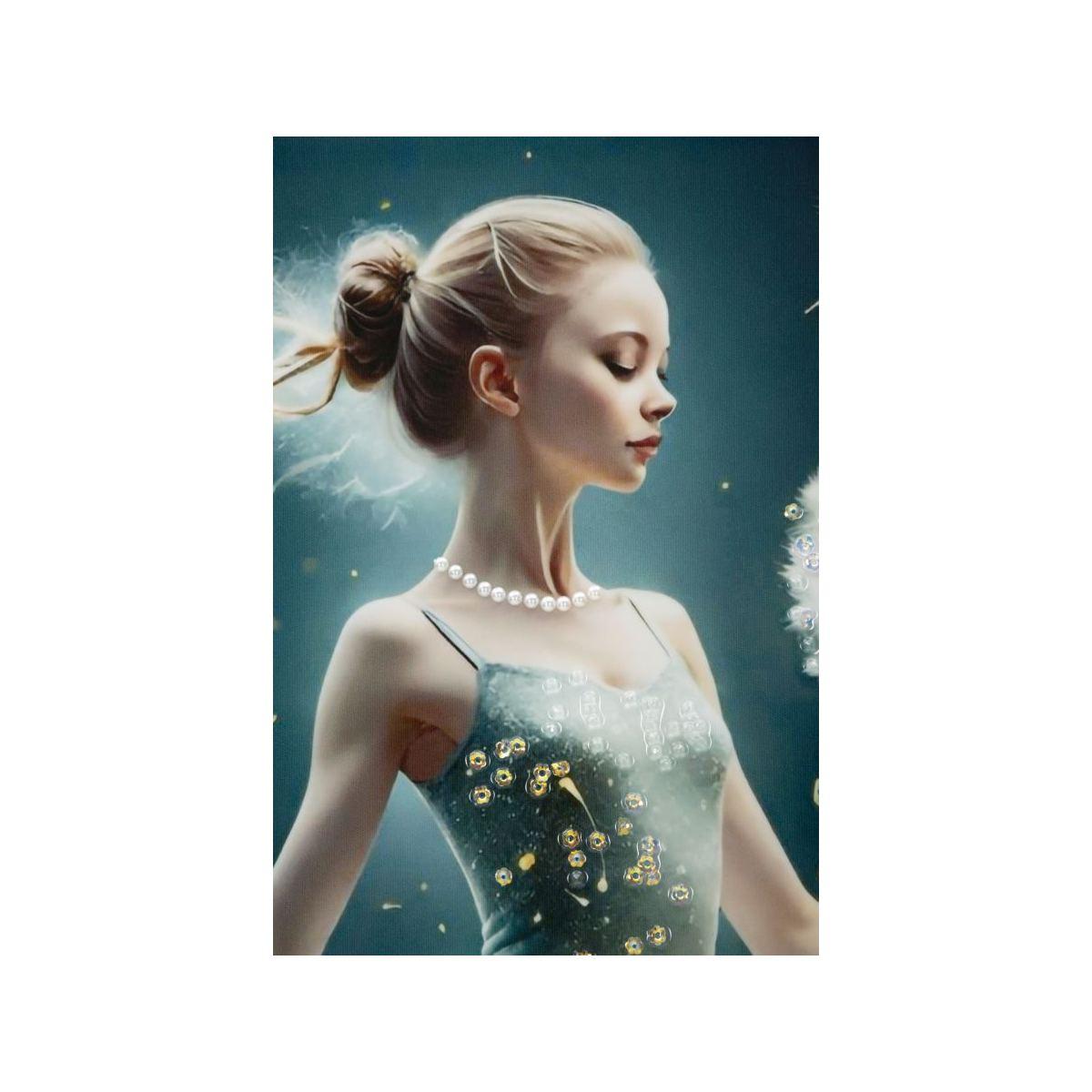 Dipinto su tela laccato dancing c/cornice -a- cm 72x4x102