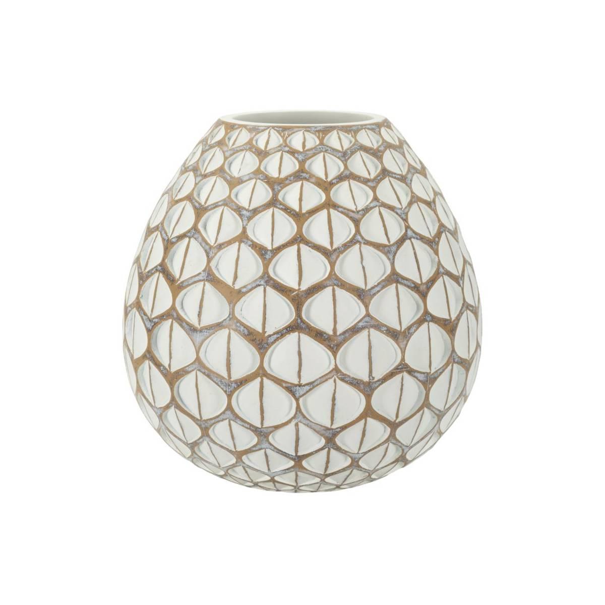 Vaso resina tibet cm Ø 27x27