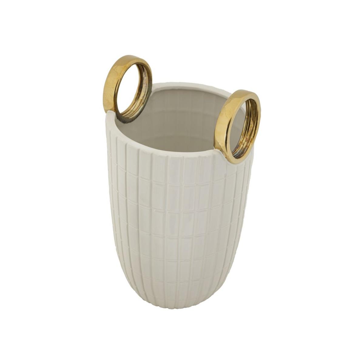Vaso ceramica shopping cm Ø 18x25
