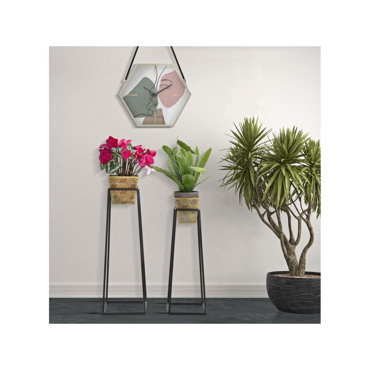 P/vasi square coppia cm Ø 23x70-20x60