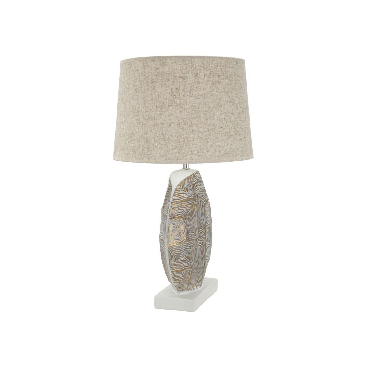Lampada da tavolo resina eclips cm Ø 38x64