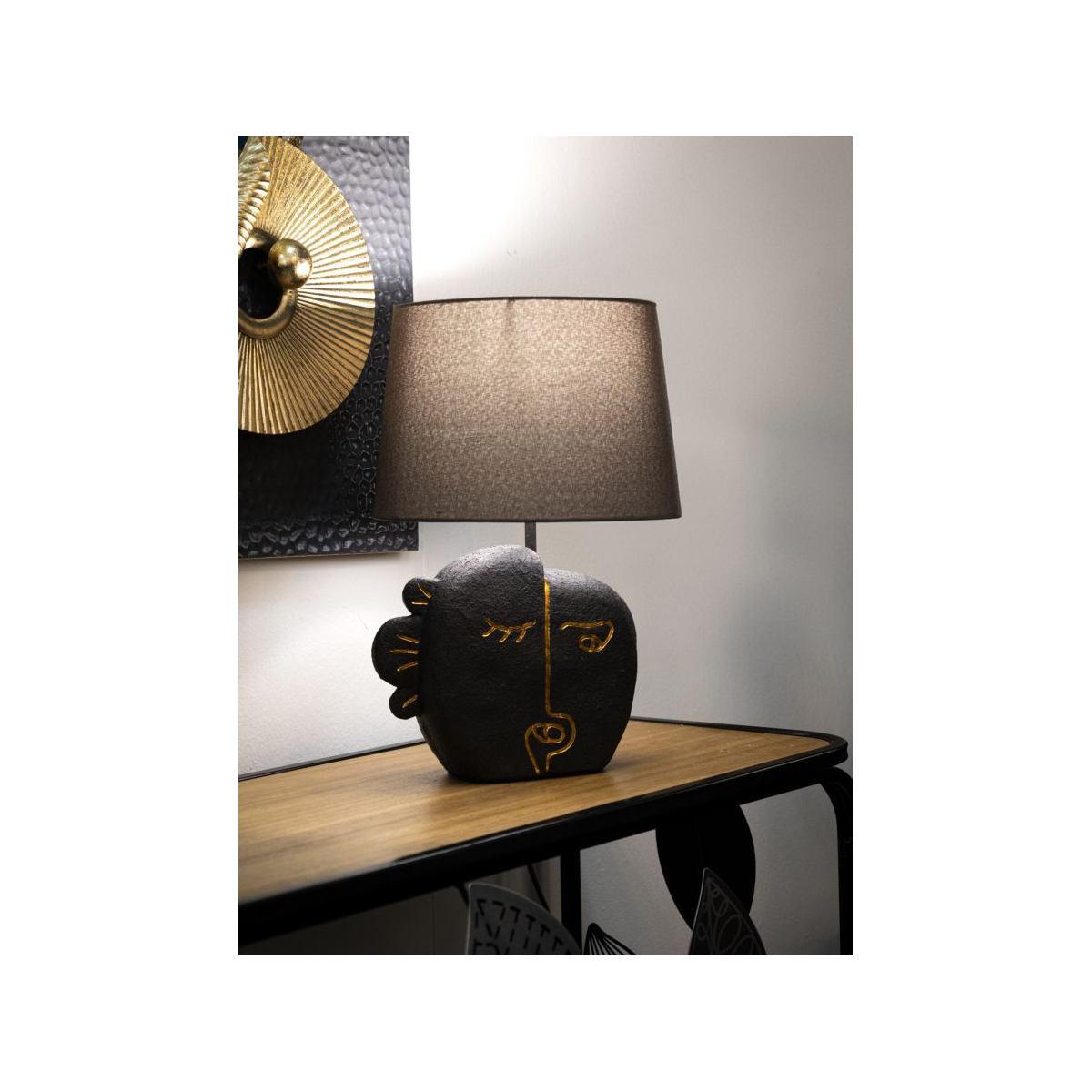 Lampada da tavolo tribal -b- cm Ø 27,5x39,5