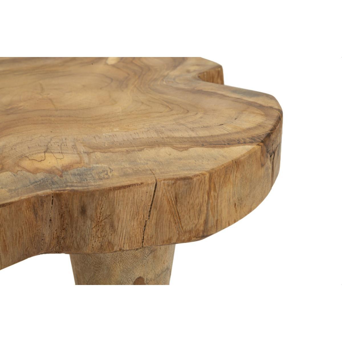 Sgabello kursi in teak riciclato cm Ø 35x45 (pezzi unici - non rip. in serie)