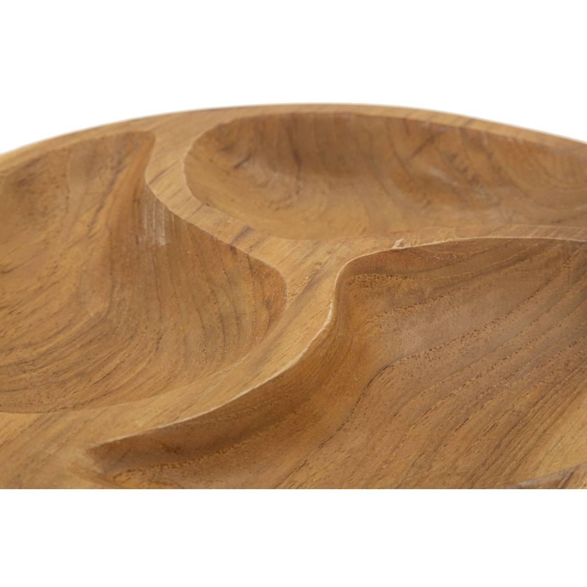S/tasche 3 parti in teak ric. cm 25,5x3 min2 (pezzi unici - non rip. in serie)