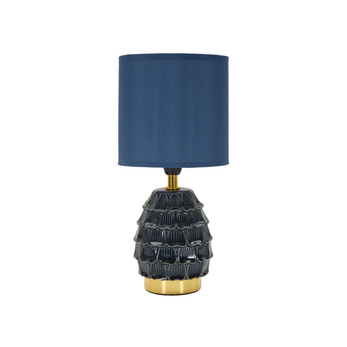 Lampada da comodino pigny blu cm Ø 15x30,5 min 2