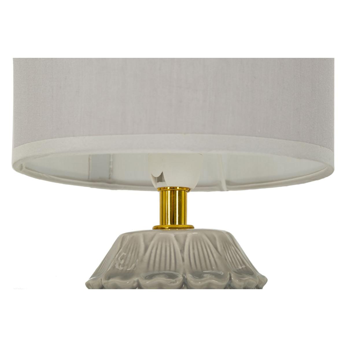 Lampada da comodino pigny grigia cm Ø 15x30,5 min 2