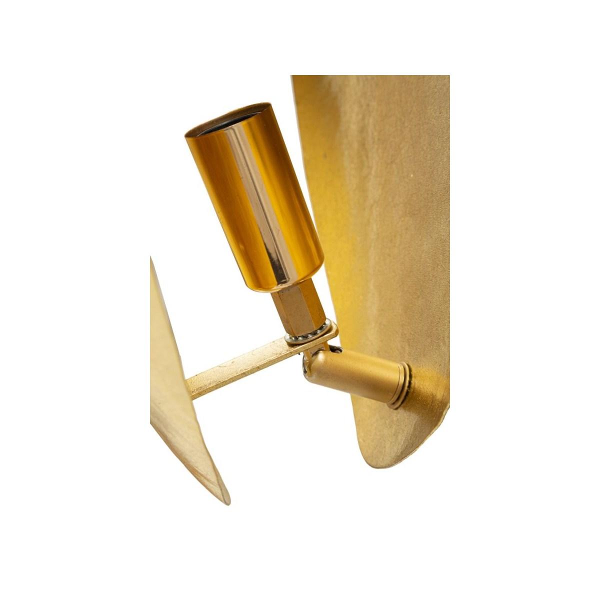 Lampada da muro goldy heart cm 25,5x15x24