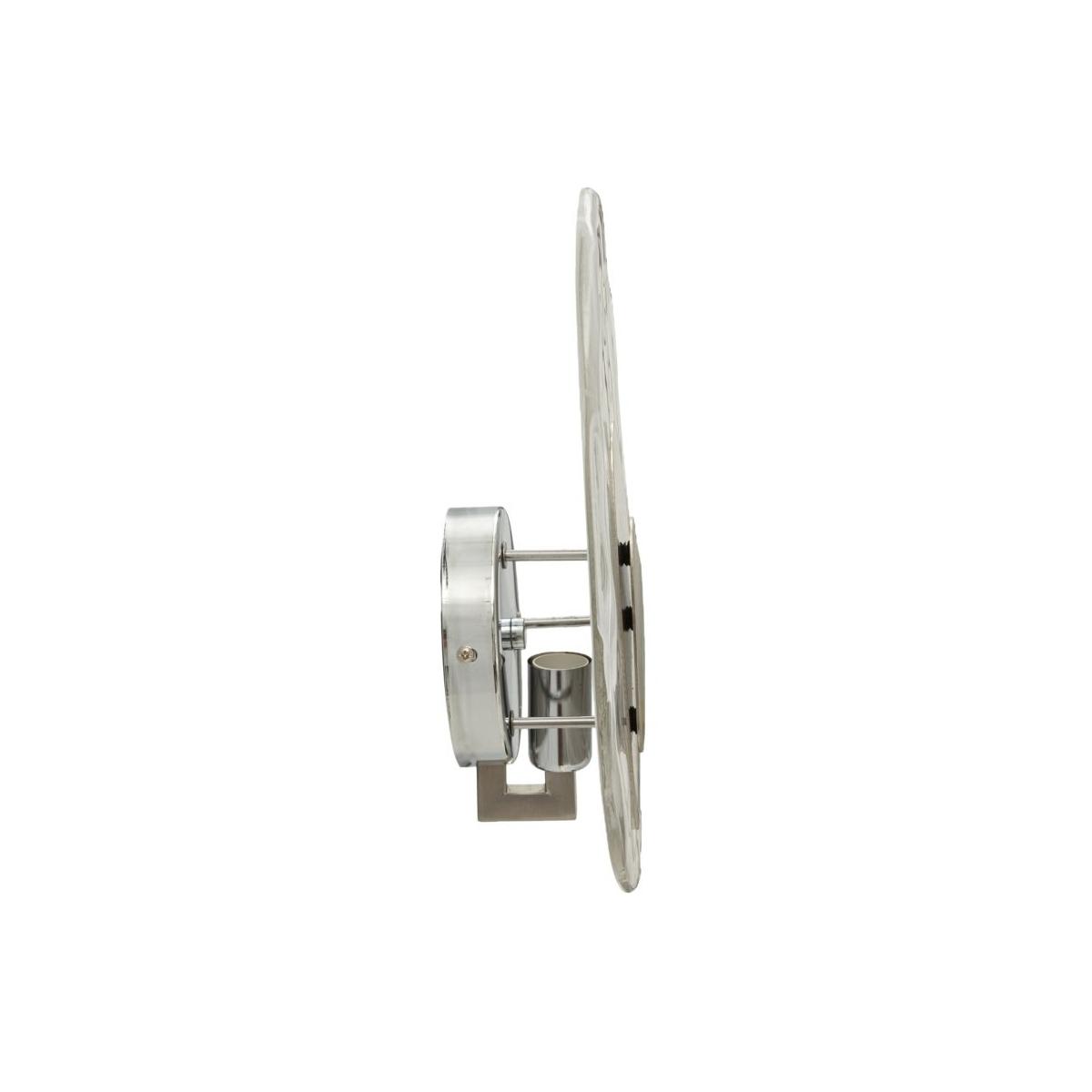 Lampada da muro ocean silver cm 21x8x31