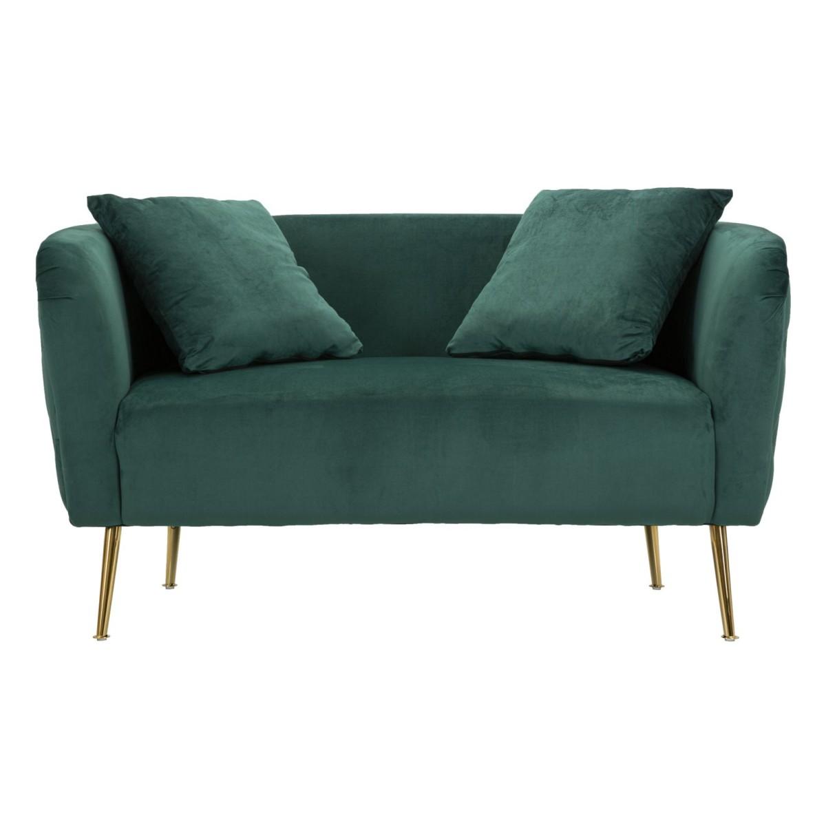 Divanetto bucarest verde cm 127x74x73