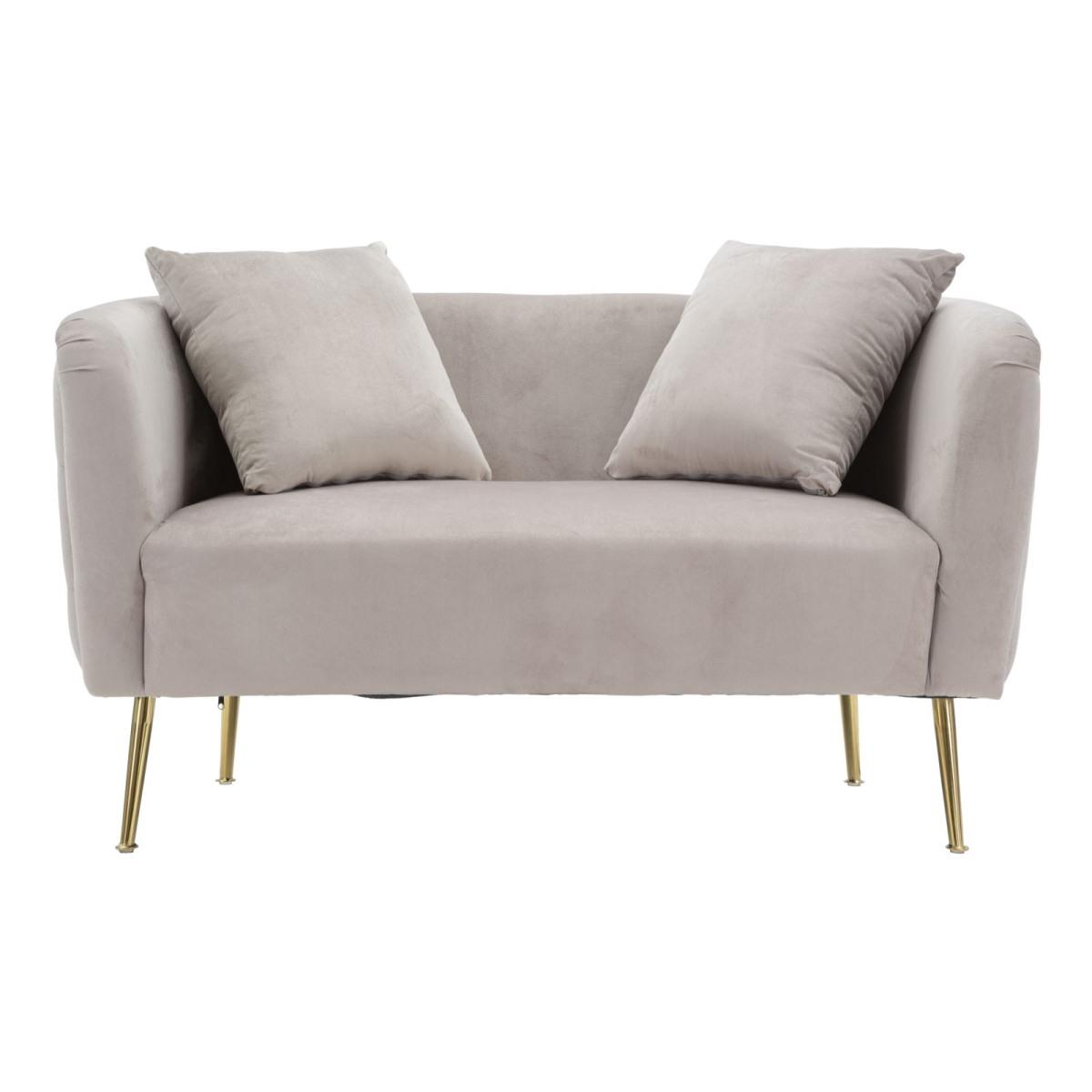 Divanetto bucarest grigio cm 127x74x73