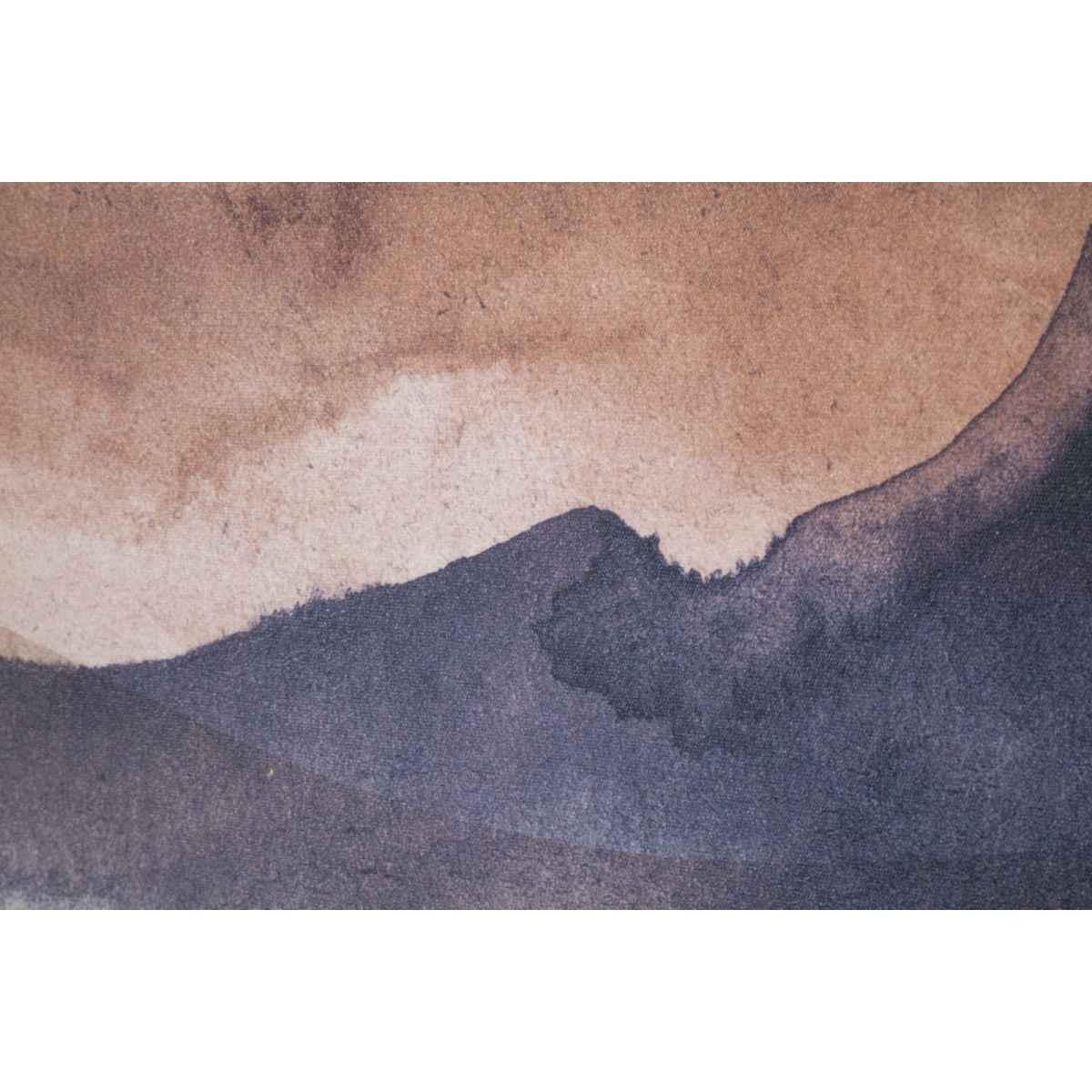 Stampa dipinta brown mountain cm 80x3x120