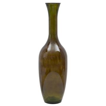 Vaso jarron vetro riciclato green cm  30x100  (made in spain)