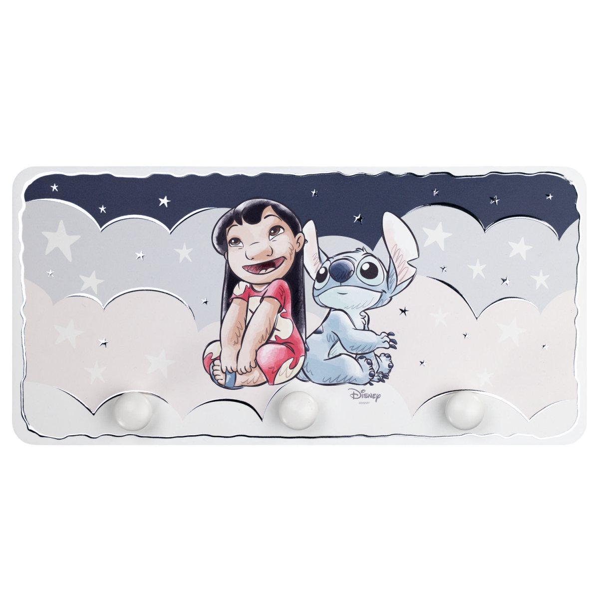 Appendino in legno Lilo & Stitch 37x18 cm Valenti