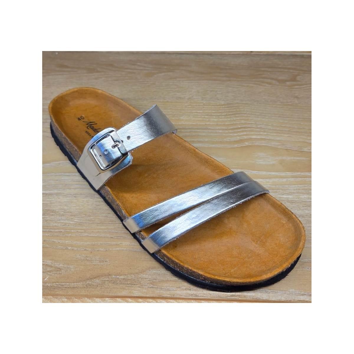 Ciabatte donna in pelle crosta Made in Italy