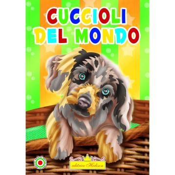 Libro da colorare cuccioli del mondo
