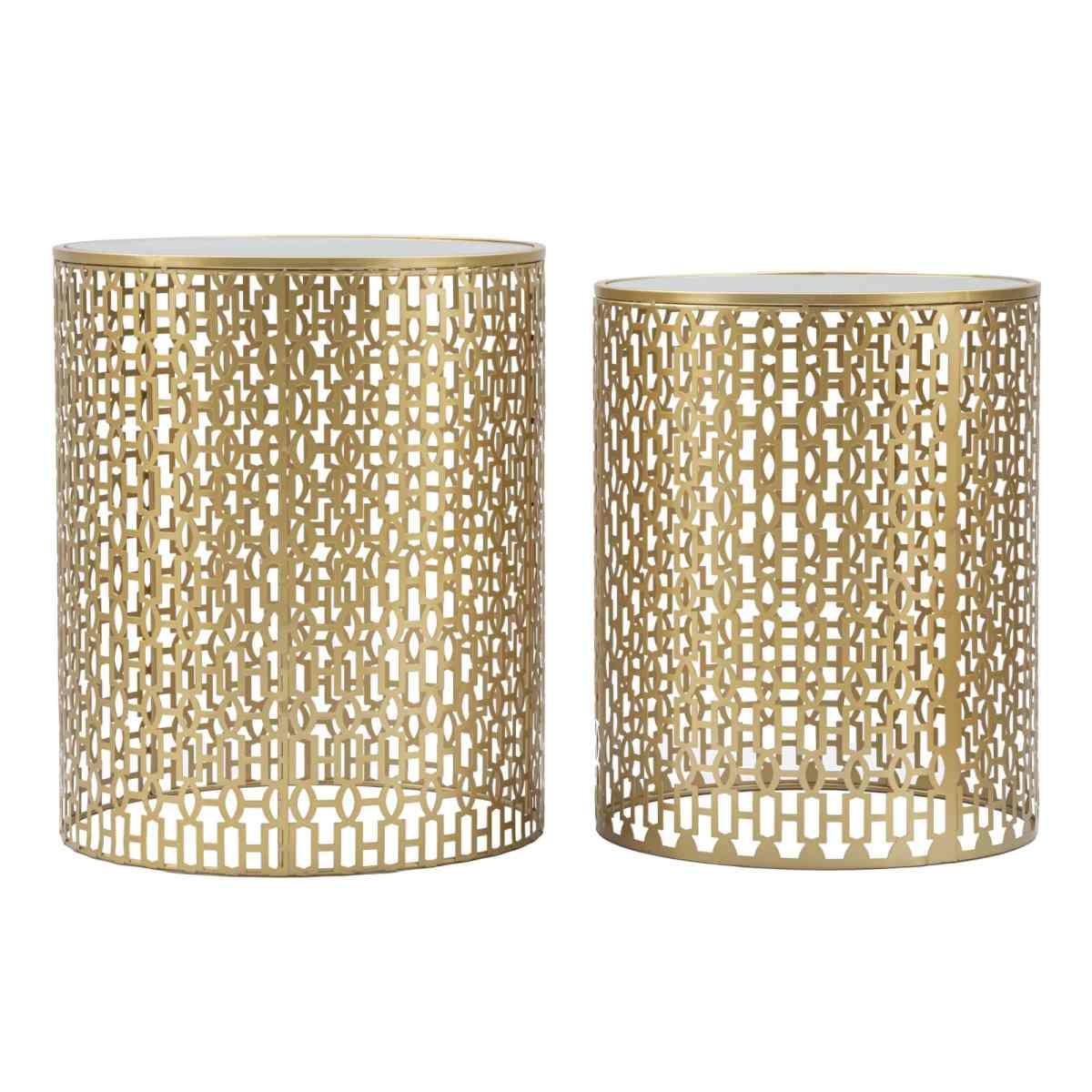 Tavolinetti coppia oblin cm  41x50-37,5x47