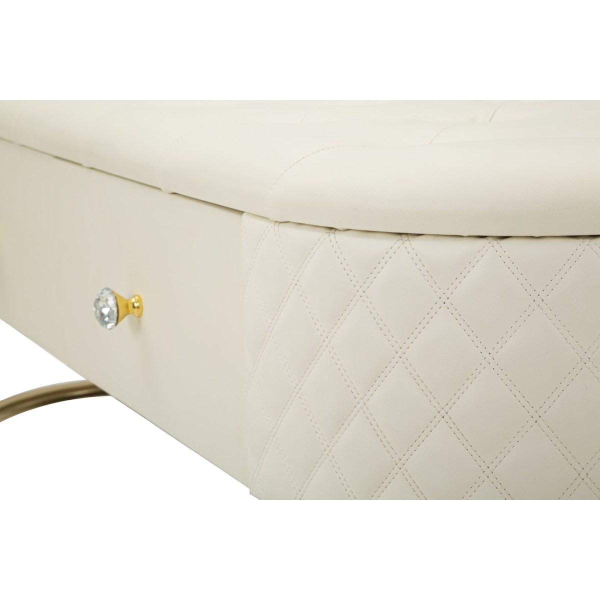 Panca c/cassetti sharon cm 120x40x43