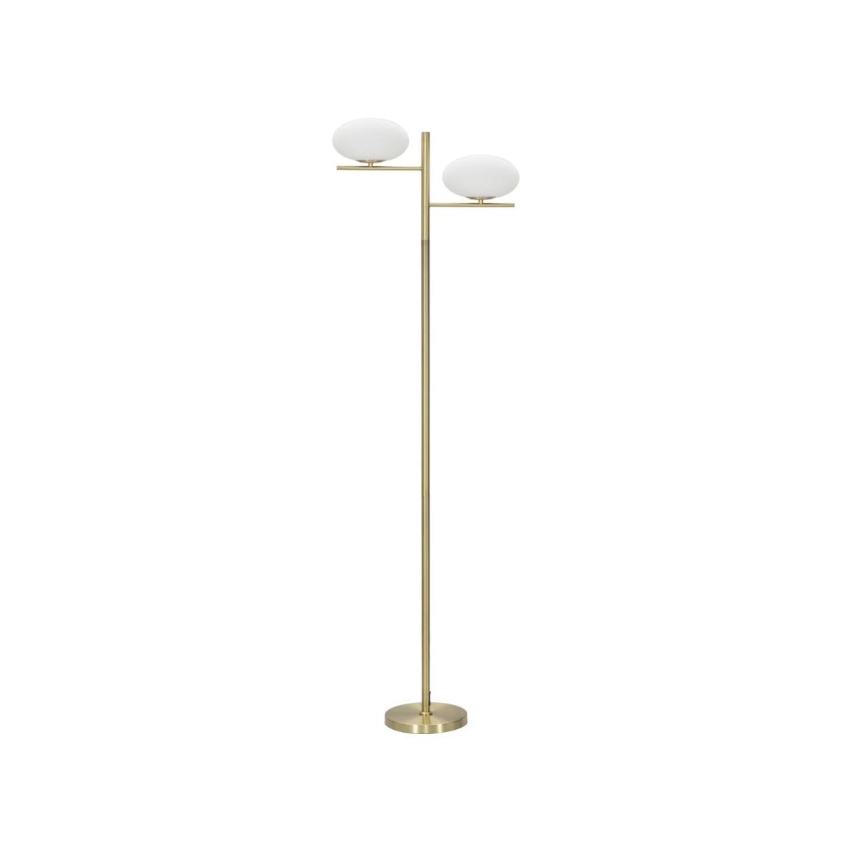 Lampada da terra oval glamy cm 51x24x180