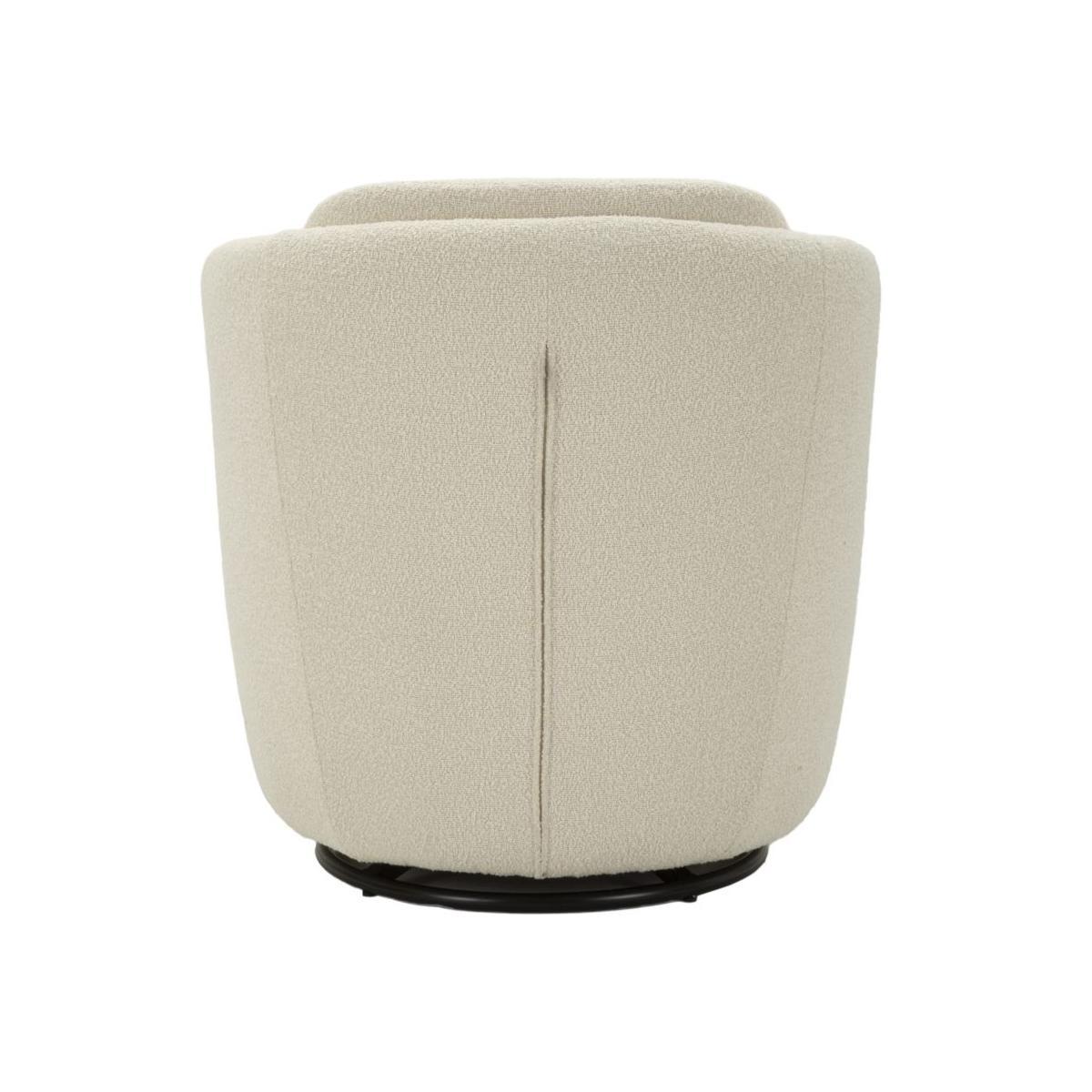 Poltrona girevole torino crema cm 70x72x75 (altezza seduta cm 44,5)