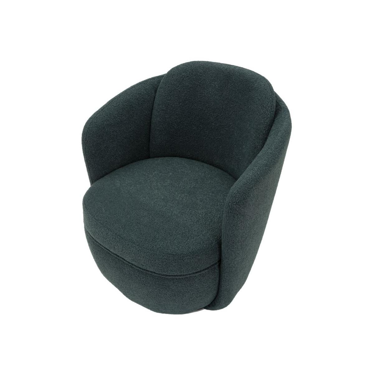 Poltrona girevole torino ottanio cm 70x72x75 (altezza seduta cm 44,5)