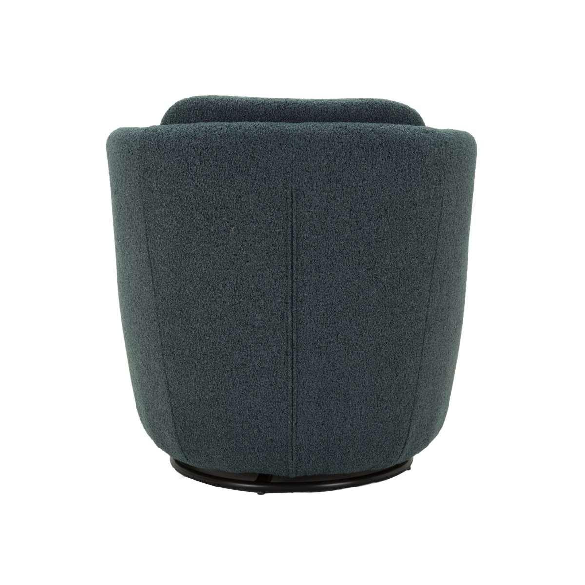 Poltrona girevole torino ottanio cm 70x72x75 (altezza seduta cm 44,5)