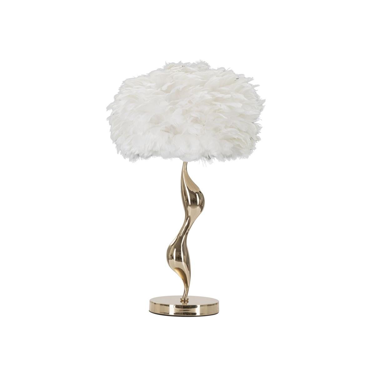 Lampada da tavolo slim bianca cm Ø 40x63