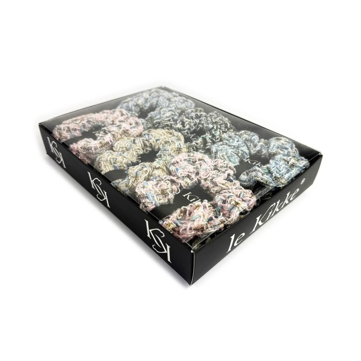 Elastico scrunchies Tweedy donna in lana Le Kikke