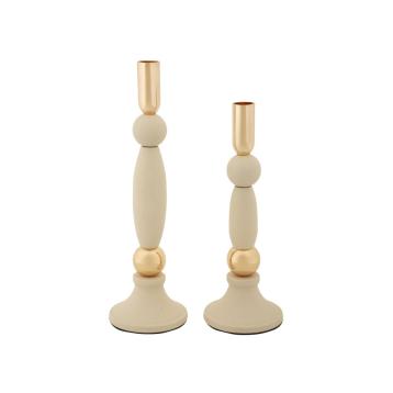 P/cand strek crema set 2 pz cm Ø 9,5x25-9,5x30