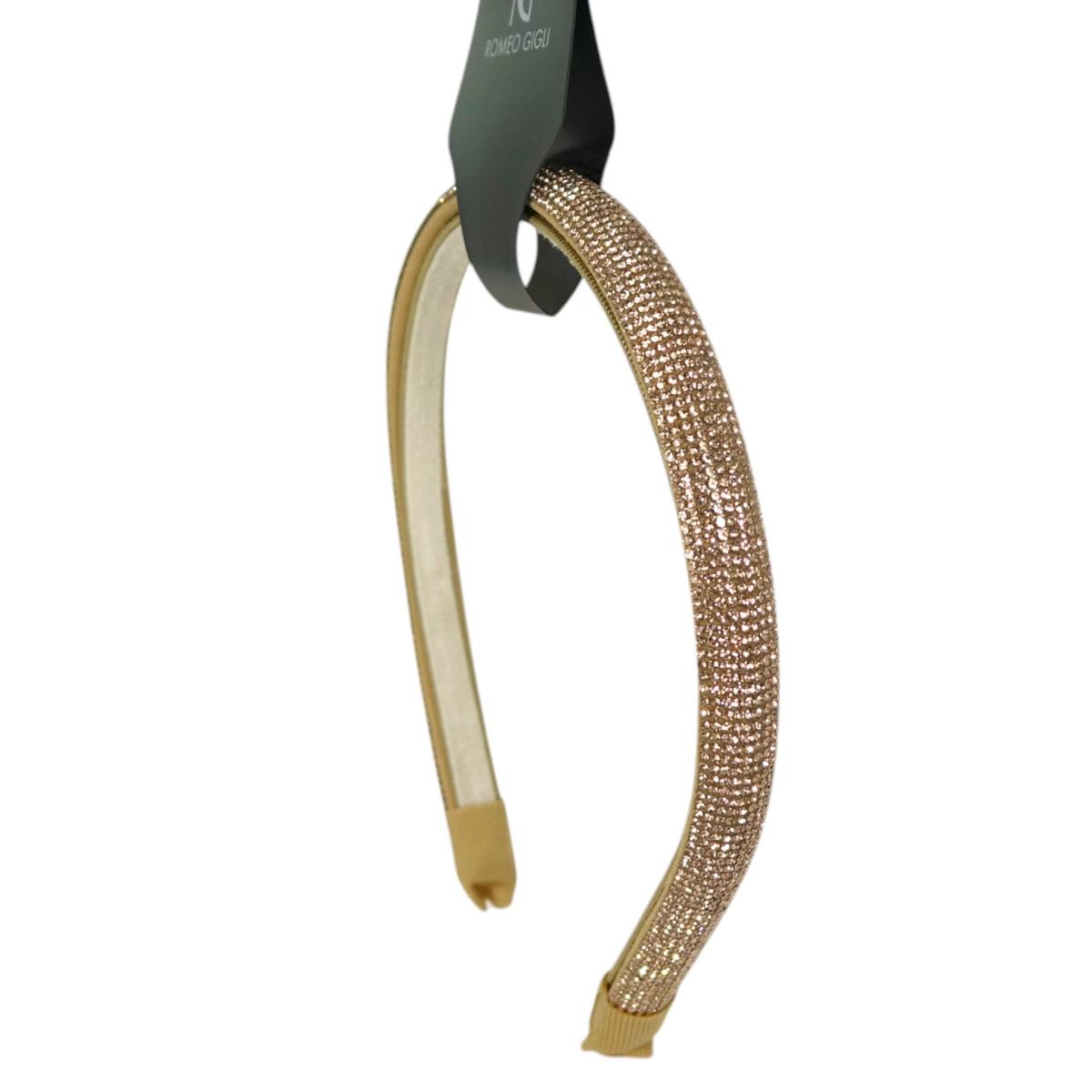 Cerchietto con strass gold RG Romeo Gigli