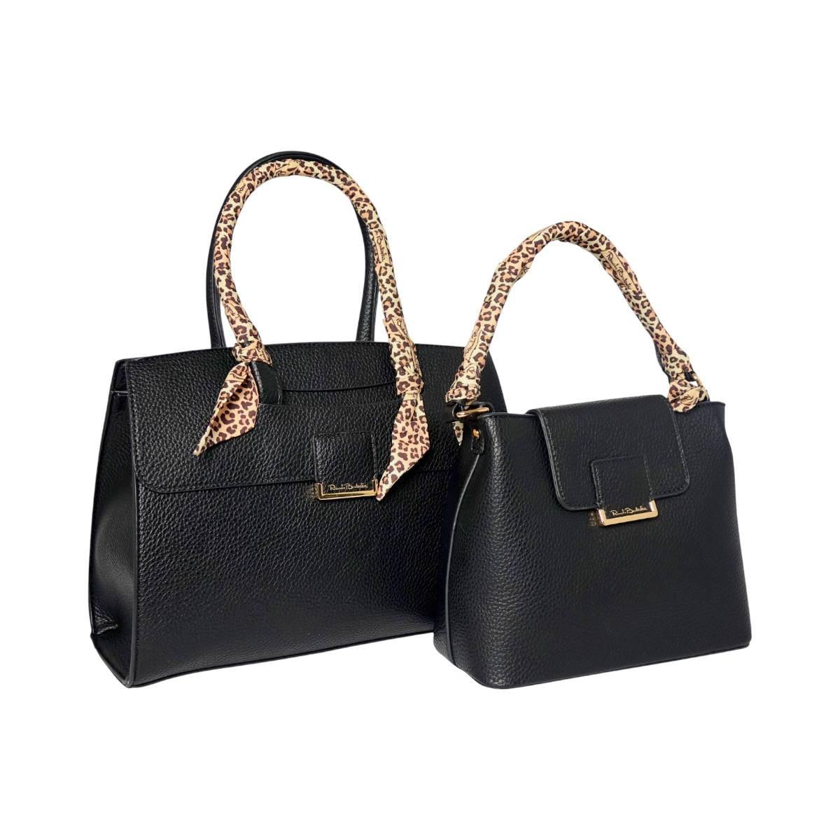 Set donna 2 pezzi borsa bauletto e shopping Renato Balestra