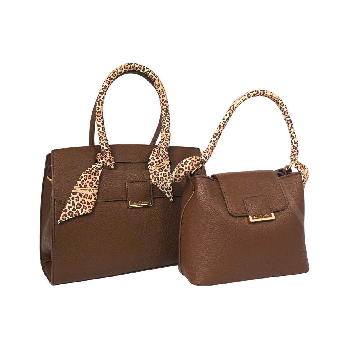 Set donna 2 pezzi borsa bauletto e shopping Renato Balestra