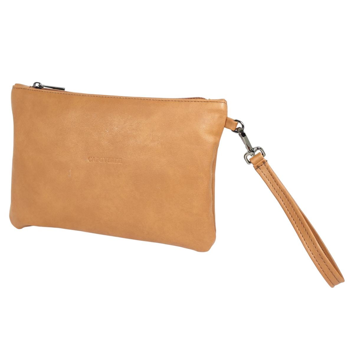 Bustina uomo in ecopelle con manico Capoverde made in Italy