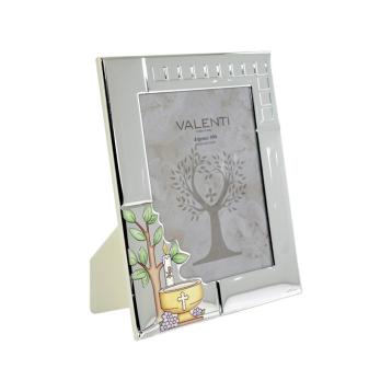 Cornice portafoto albero battesimo 13x18 cm valenti
