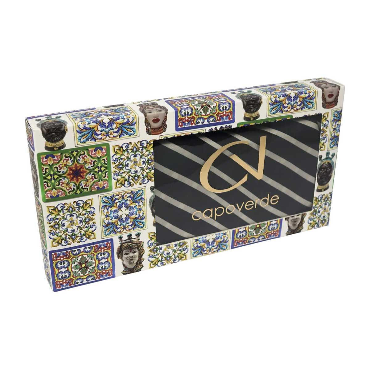 Foulard donna in seta micro fantasia Capoverde